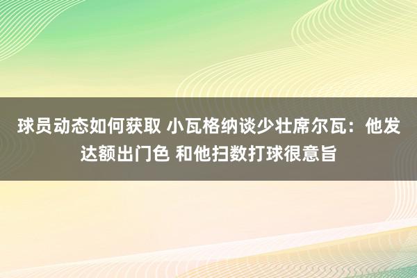 球员动态如何获取 小瓦格纳谈少壮席尔瓦：他发达额出门色 和他扫数打球很意旨