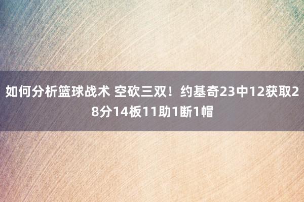 如何分析篮球战术 空砍三双！约基奇23中12获取28分14板11助1断1帽