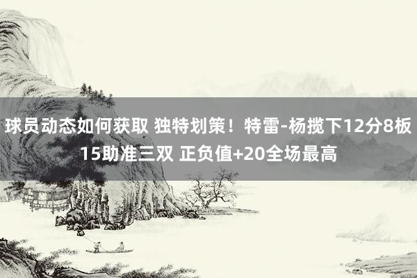 球员动态如何获取 独特划策！特雷-杨揽下12分8板15助准三双 正负值+20全场最高