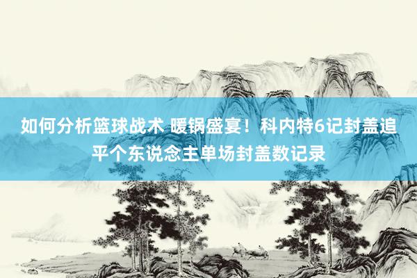 如何分析篮球战术 暖锅盛宴！科内特6记封盖追平个东说念主单场封盖数记录