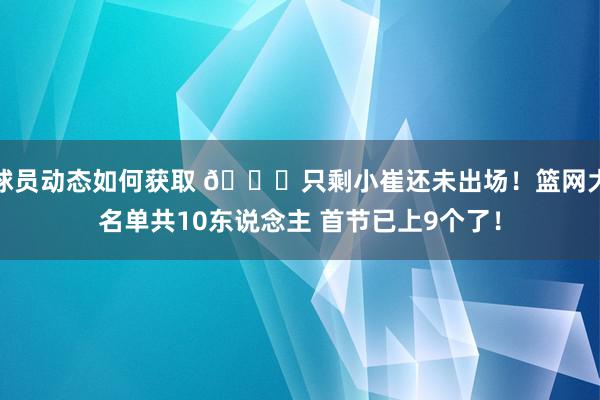 球员动态如何获取 👀只剩小崔还未出场！篮网大名单共10东说念主 首节已上9个了！